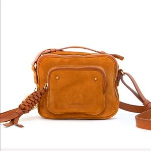 See by Chloe Tan Suede camera cross body bag Patti